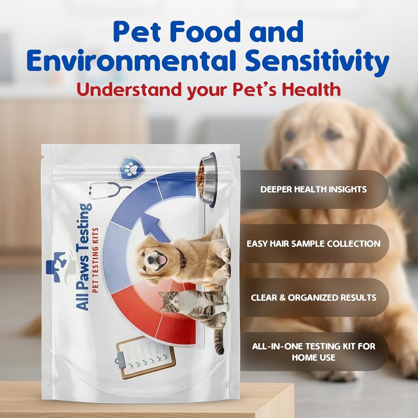 ALL PAWS TESTING PET SENSITIVITY TEST (400+ Sensitivities)